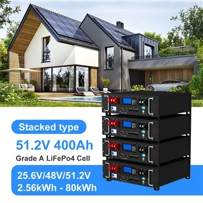 Rack-mounted 20kwh 400Ah 51.2V High Capacity Lithium Battery Pack